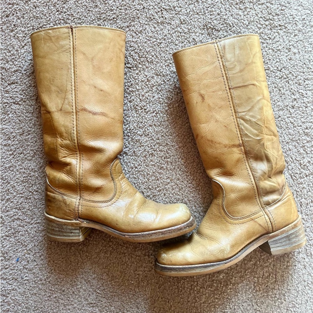 vintage frye campus boot dupe